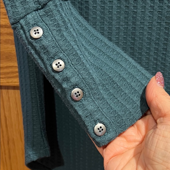 Chaser Dark Teal Long Sleeve Top - Picture 2 of 3
